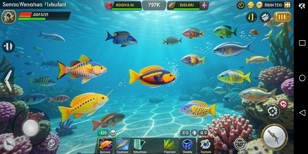 Tampilan gameplay seru dalam game Tembak Ikan 797K.