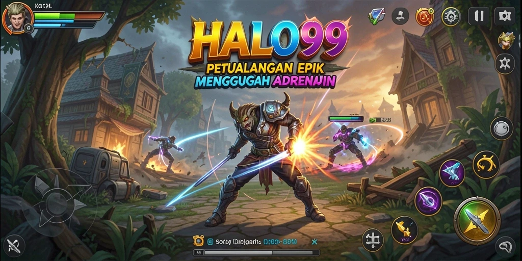 Gameplay menegangkan dalam petualangan HALO99.