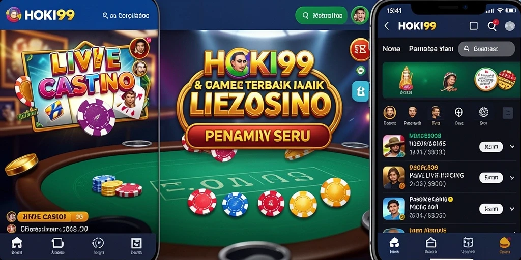 Tampilan gameplay HOKI99 yang menarik dalam permainan Live Casino.