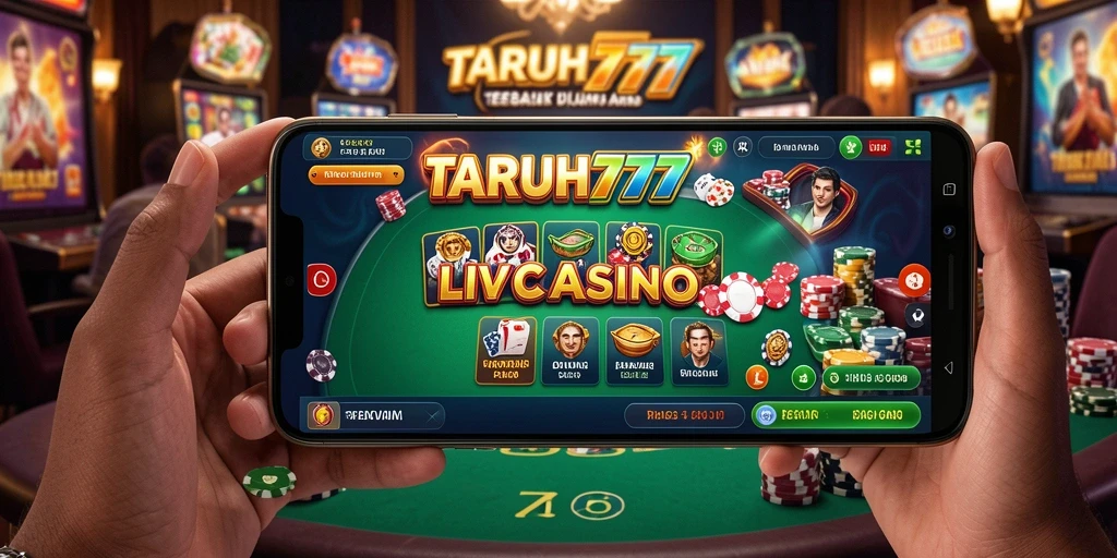 Tampilan gameplay Live Casino TARUH777 yang menarik dan interaktif.