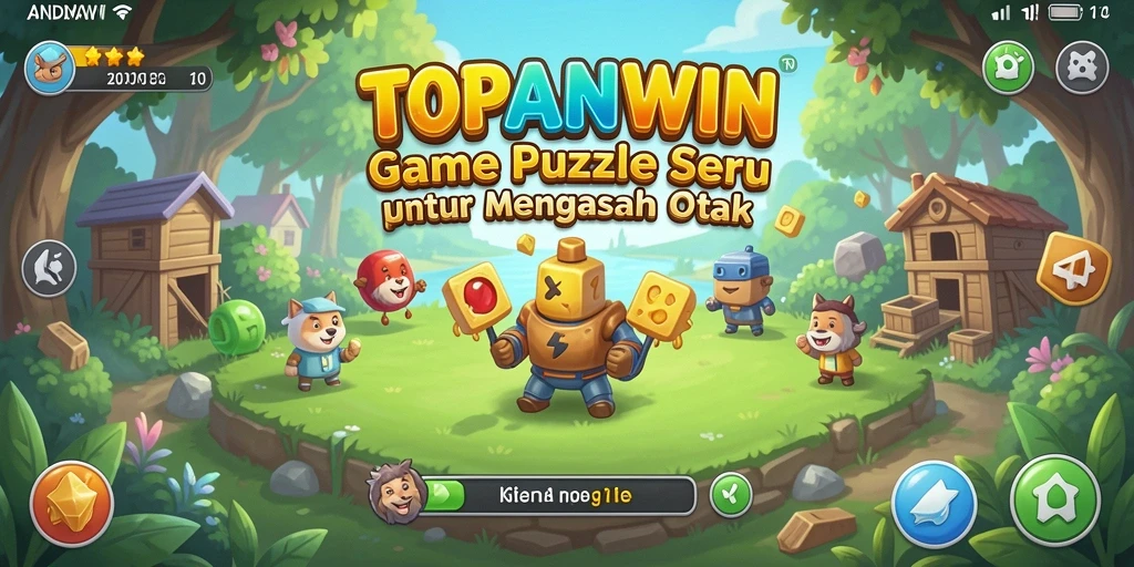 Screenshot gameplay TOPANWIN menampilkan tantangan Puzzle yang menarik.