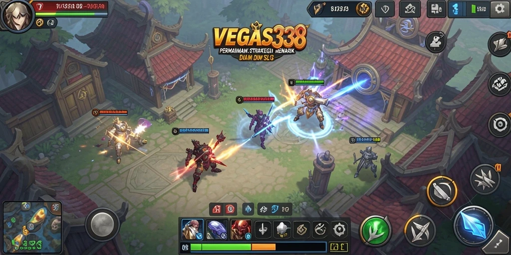 Screenshot utama menampilkan intensitas gameplay di VEGAS338.