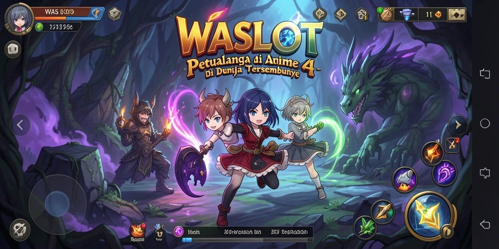 Gameplay seru dan karakter Anime menarik dalam WASLOT.